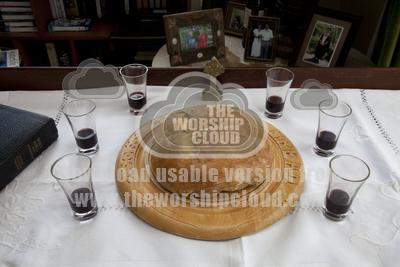Visual Guide For Communion Table Set Table set for Holy Communion in home church UK; Contributed by Mark ...
